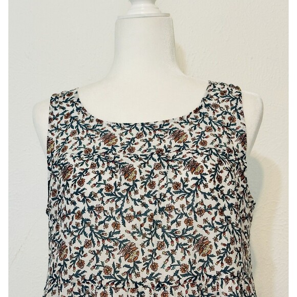 NWT Max Studio Size S Ditsy Floral Tiered Fully Lined Maxi Dress Modest Boho - Picture 2 of 12